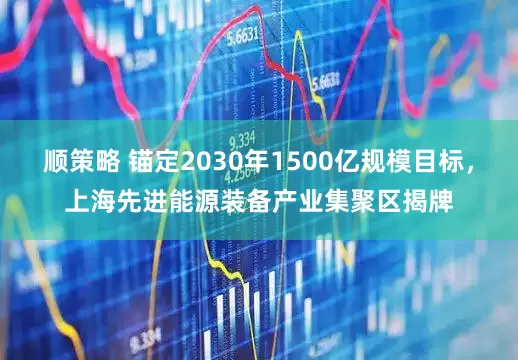 顺策略 锚定2030年1500亿规模目标，上海先进能源装备产业集聚区揭牌